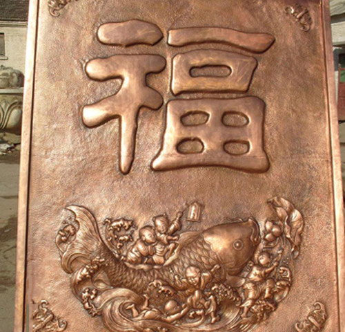 手工铜雕效果图